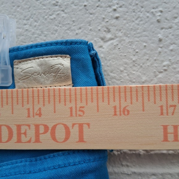 Seven 7 for all Mankind Jeans Women's‎ 10 Peacock Blue Ankle Length - Picture 7 of 12